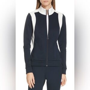 Tory Sport Color-Block Track Jacket Size M